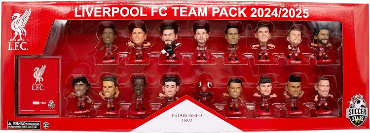 SoccerStarz - Liverpool Team Pack 17 figure (2024/25 Version) (Figures)