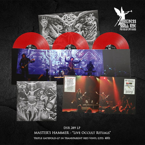 Masters Hammer - Live Occult Rituals (Transparent Red Vinyl) (Vinyl)