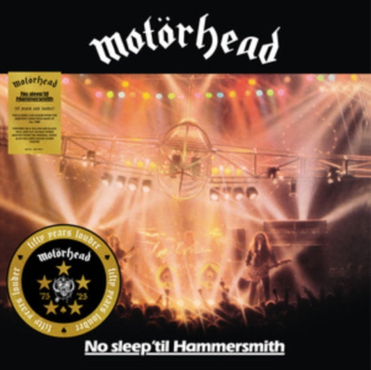 Motorhead - No Sleep Til Hammersmith (Live) (50th Anniversary Edition) (Yellow/Black Splatter Vinyl) (+Poster) (Vinyl)