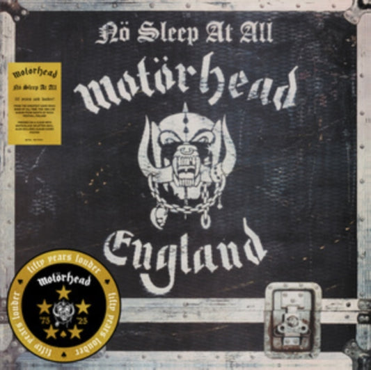 Motorhead - No Sleep At All (50th Anniversary Edition) (Clear/Black/White Splatter Vinyl) (with Poster) (Vinyl)