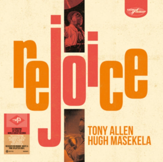 Tony Allen / Hugh Masekela - Rejoice (Limited Edition) (Orange/White/Pink Splatter Vinyl) (Vinyl)