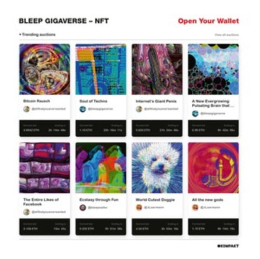 Bleep Gigaverse - Nft (Vinyl)
