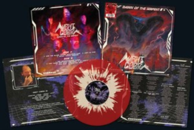 Night Cobra - Dawn Of The Serpent (Red/Bone Splatter Vinyl) (Vinyl)