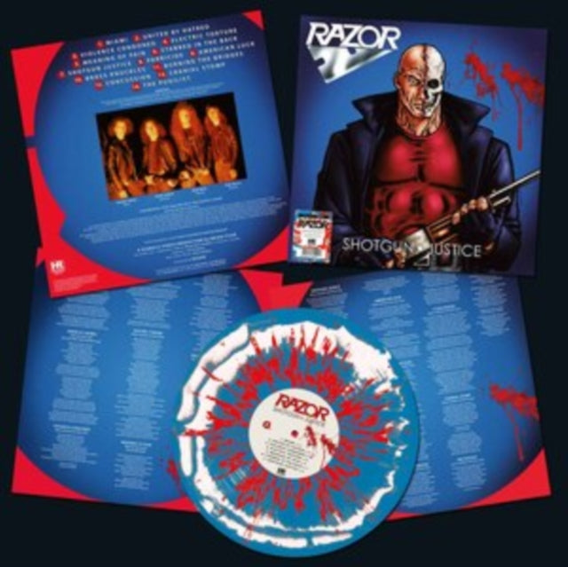 Razor - Shotgun Justice (Splatter Vinyl) (Vinyl)