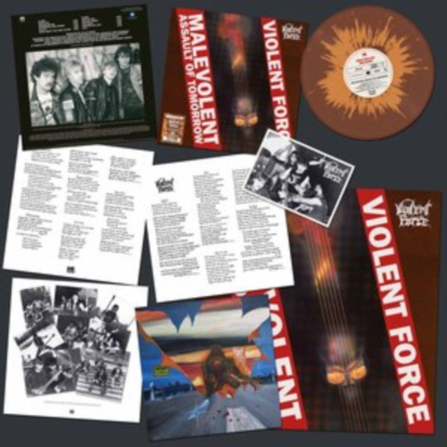 Violent Force - Malevolent Assault Of Tomorrow (Brown/Orange Splatter Vinyl) (Vinyl)