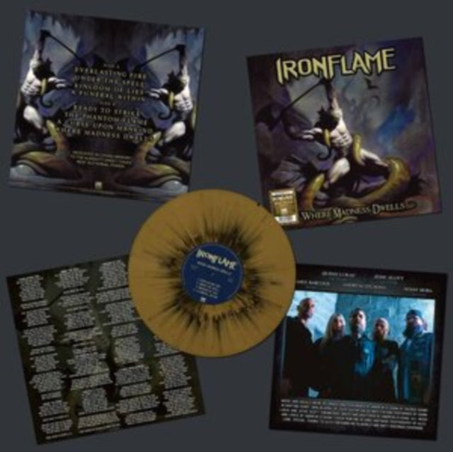 Ironflame - Where Madness Dwells (Splatter Vinyl) (Vinyl)