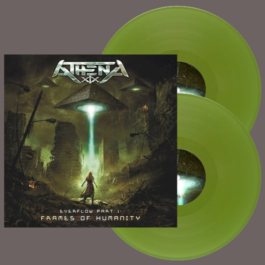 Athena XIX - Everflow Part 1: Frames Of Humanity (Synchro Green Vinyl) (Vinyl)