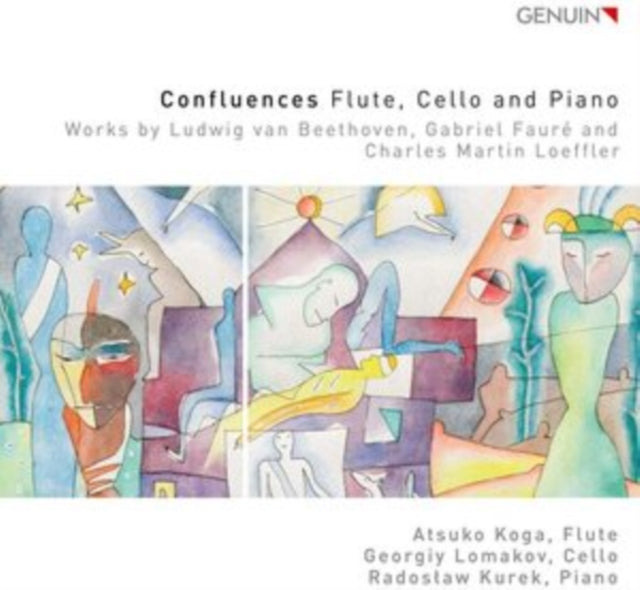 Koga / Lomakov / Kurek - Confluences - Flute. Cello And Piano: Works By L.V. Beethoven. Gabriel Faure And Charles Martin Loeffler (CD)