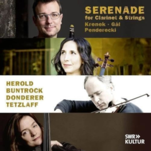 Kilian Herold / Barbara Buntrock / Florian Donderer / Tanja Tetzlaff - Serenade For Clarinet & Strings: Krenek / Gal / Penderecki (CD)