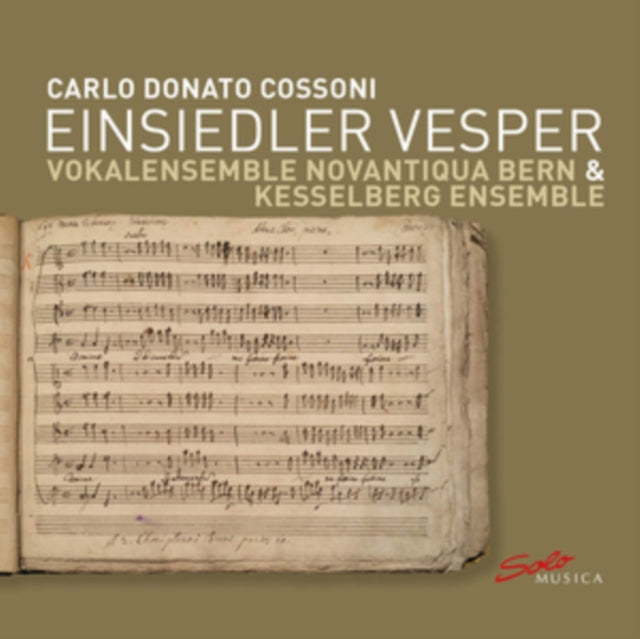 Novantiqua Bern / Kesselberg - Carlo Donato Cossoni: Einslieder Vesper (CD)