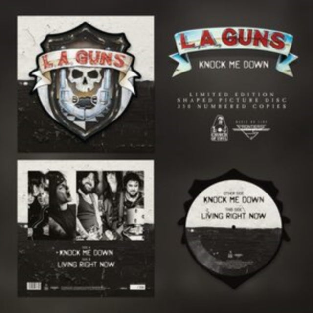 La Guns - Knock Me Down (Shaped Picture Disc) (Vinyl)