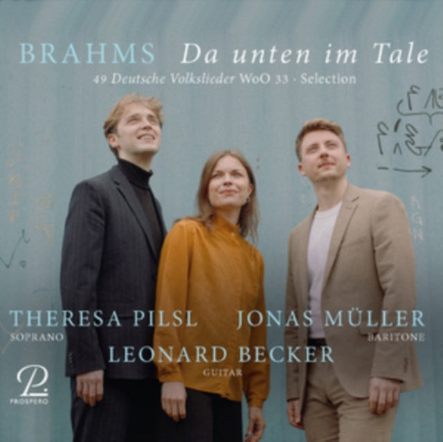 Leonard Becker / Theresa Pilsl / Jonas Muller - Johannes Brahms: 49 German Folksongs For Soprano / Baritone And Guitar (CD)