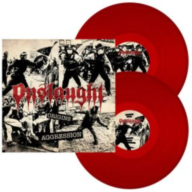Onslaught - Origins Of Aggression (Sanity Red/Black Marbled Vinyl) (+Autograph Card) (Phd Exclusive) (Vinyl)