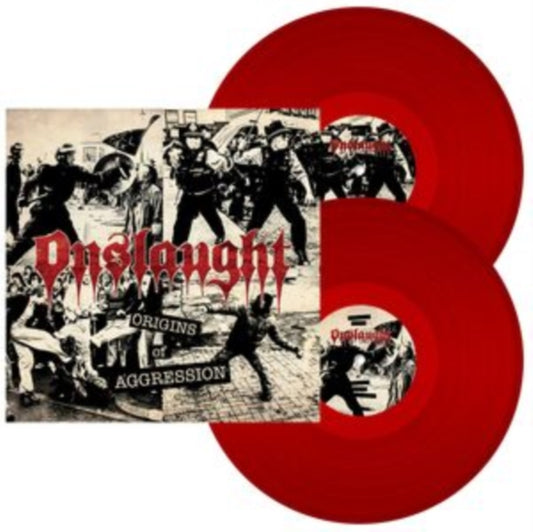 Onslaught - Origins Of Aggression (Sanity Red/Black Marbled Vinyl) (+Autograph Card) (Phd Exclusive) (Vinyl)