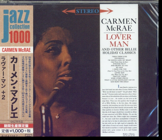 Carmen Mcrae - Sings Lover Man & Other Billie Holiday Classics (CD)