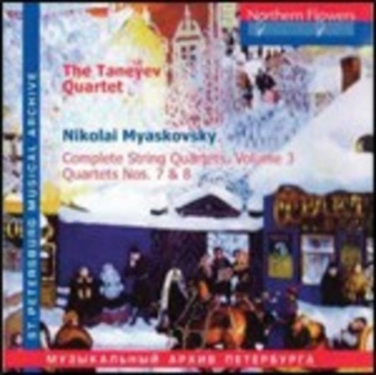 Taneyev Quartet - Nikolai Myaskovsky - Complete String Quartets Vol. 3. Quartets Nos. 7 & 8 (CD)