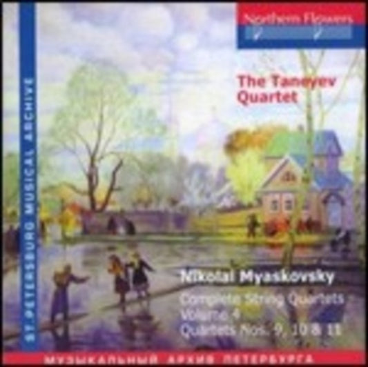 Taneyev Quartet - Nikolai Myaskovsky - Complete String Quartets Vol. 4. Quartets Nos. 9. 10. 11 (CD)