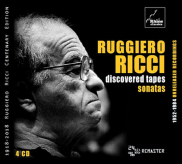 Ruggiero Ricci - Discovered Tapes - Sonatas (CD)