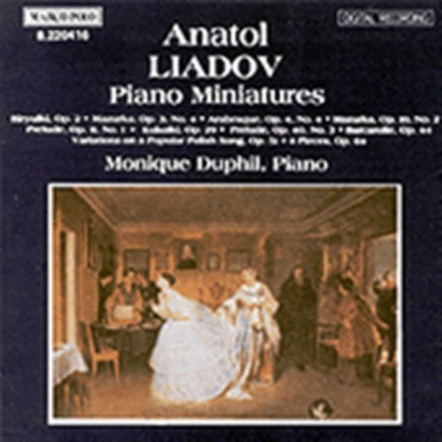Anatole Liadow - Piano Miniatures: Barcarole (CD)