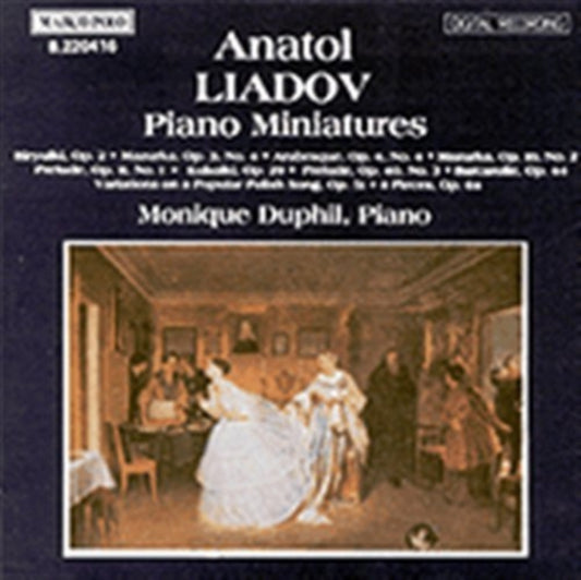 Anatole Liadow - Piano Miniatures: Barcarole (CD)