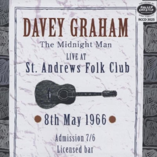 Davey Graham - Live At St Andrews. 8Th May 1966 (CD)