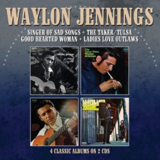 Waylon Jennings - Singer Of Sad Songs / The Taker-Tulsa / Good Hearted Woman / Ladies Love Outlaws (CD)