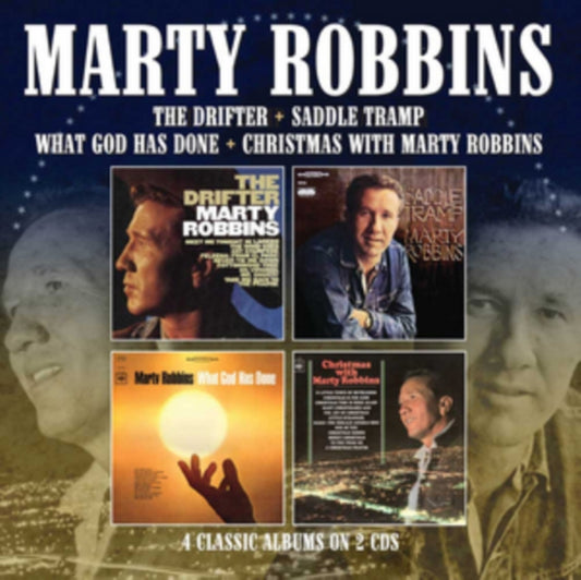 Marty Robbins - The Drifter / Saddle Tramp / What God Has Done / Christmas With Marty Robbins (CD)