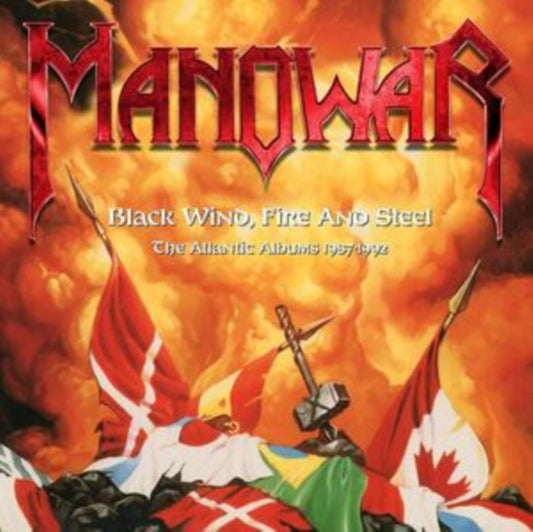 Manowar - Black Wind. Fire And Steel - The Atlantic Albums 1987-1992 (Remastered Edition) (Clamshell) (CD)