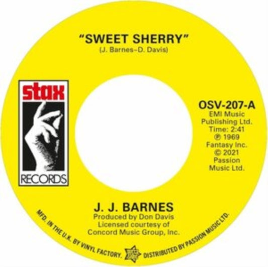 J.J. Barnes - Sweet Sherry / The Whole Damn World Is Going Crazy (Vinyl Single)