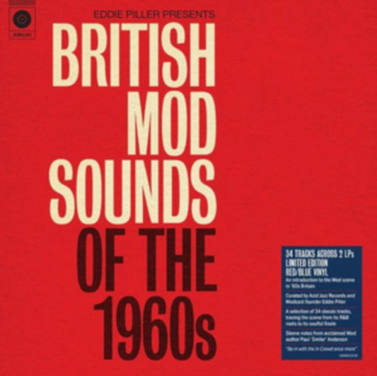 Various Artists - Eddie Piller Presents - British Mod Sounds Of The 1960s (Red/Blue Vinyl) (Indies) (Vinyl)