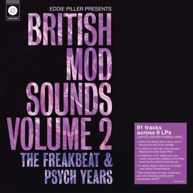 Various Artists - Eddie Piller Presents - British Mod Sounds Of The 1960s Volume 2: The Freakbeat & Psych Years (Purple Vinyl) (Vinyl)