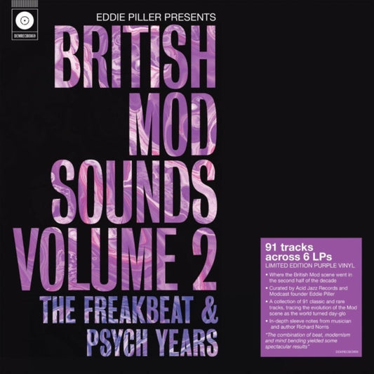 Various Artists - Eddie Piller Presents - British Mod Sounds Of The 1960s Volume 2: The Freakbeat & Psych Years (Purple Vinyl) (Vinyl)