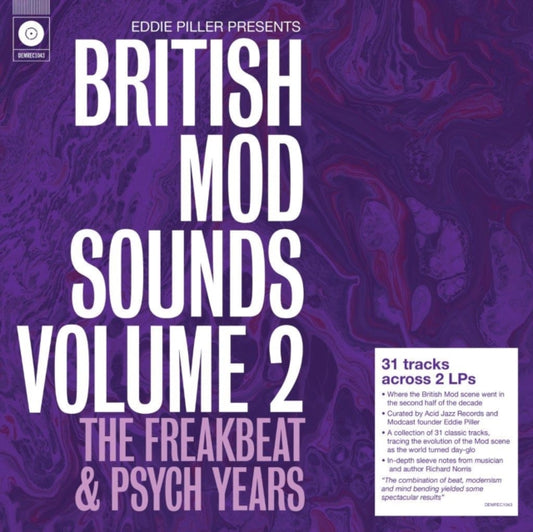 Various Artists - Eddie Piller Presents - British Mod Sounds Of The 1960s Volume 2: The Freakbeat & Psych Years (Vinyl)
