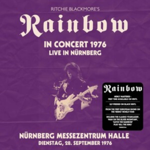 Ritchie Blackmores Rainbow - Live In Nurnberg 1976 - Nurnberg Messezentrum Halle 28.9.1976 (Vinyl)