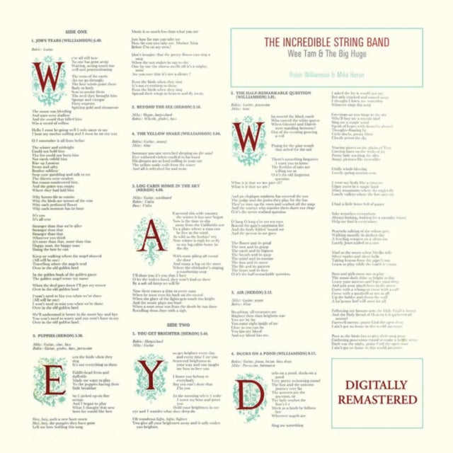 Incredible String Band Wee Tam The Big Huge (CD) (https://lasgo.dmmserver.com/media/640/50172612/5017261211910.jpg)