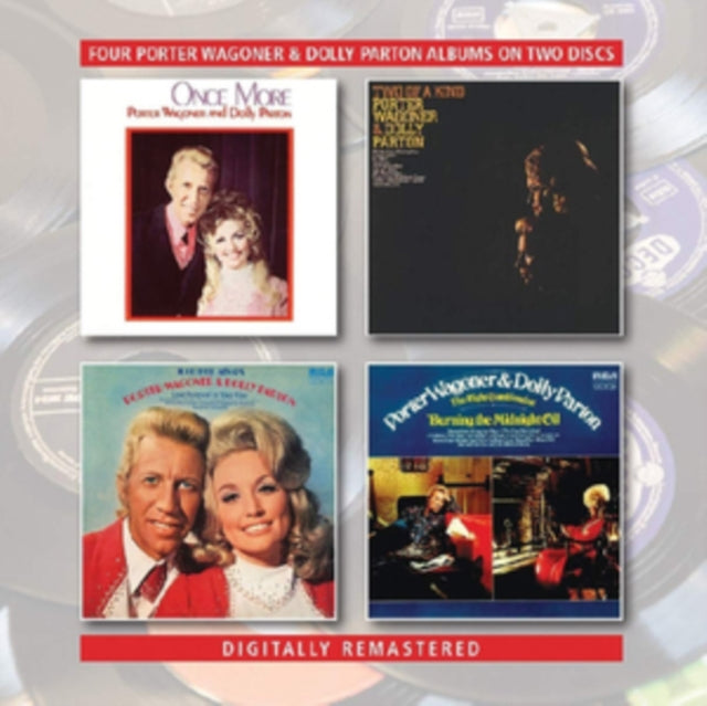Porter Wagoner & Dolly Parton - Once More / Two Of A Kind / Together Always / The Right Combination Burning The Midnight Oil (CD)