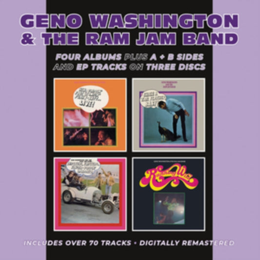 Geno Washington & The Ram Jam Band - Hand Clappin Foot Stompin Funky-Butt... Live! / Shake A Tail Feather / Hipsters. Flipsters. Finger-Poppin Daddies! / Running Wild Plus A & B Sides And E.P. Tracks (CD)