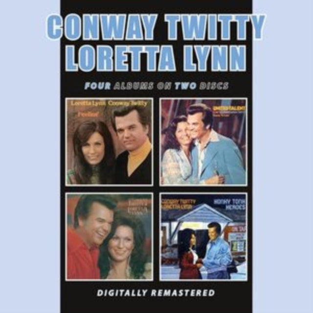 Conway Twitty & Loretta Lynn - Feelins / United Talent / Dynamic Duo / Honky Tonk Heroes (CD)