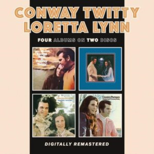Conway Twitty & Loretta Lynn - We Only Make Believe / Lead Me On / Louisiana Woman-Mississippi Man / Country Partners (CD)