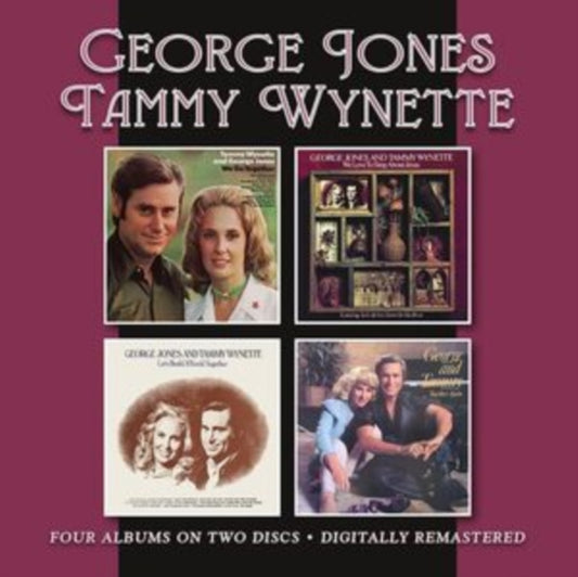 George Jones & Tammy Wynette - We Go Together / We Love To Sing About Jesus / Lets Build A World Together / Together Again (CD)