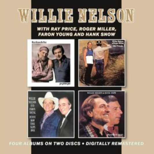 Willie Nelson - San Antonio Rose (With Ray Price) / Old Friends (With Roger Miller) / Funny How Time Slips Away (With Faron Young) / Brand On My Heart (With Hank Snow) (CD)