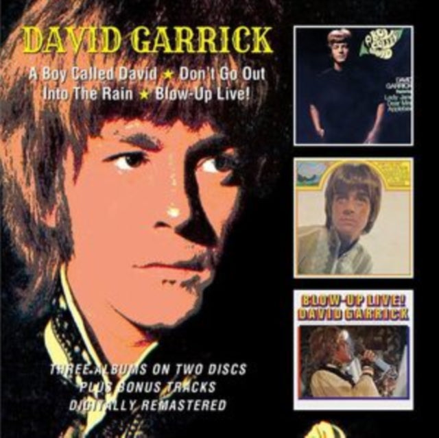 David Garrick - A Boy Called David / Don't Go Out Into The Rain / Blow-Up Live! (CD)