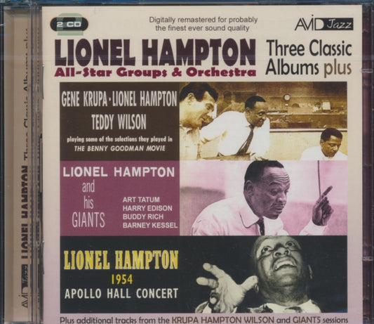 Lionel Hampton - All Star Groups & Orchestra -Three Classic Albums Plus (Gene Krupa. Lionel Hampton. Teddy Wilson / Lionel Hampton & His Giants / 1954 Apollo Hall Concert) (CD)