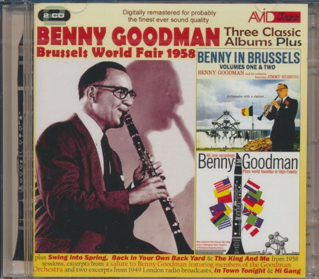 Benny Goodman - Three Classic Albums Plus (Benny In Brussels Vol 1 / Benny In Brussels Vol 2 / Plays World Favorites In High-Fidelity) (CD)