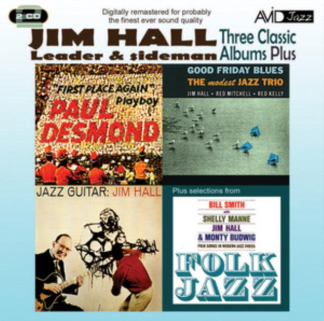 Jim Hall - Three Classic Albums Plus (Jazz Guitar / Good Friday Blues / Paul Desmond - First Place Again) (CD)