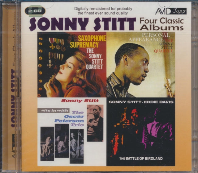 Sonny Stitt - Four Classic Albums (Saxophone Supremacy / Personal Appearance / Sits In With The Oscar Peterson Trio / The Battle Of Birdland) (CD)