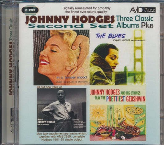 Johnny Hodges - Three Classic Albums Plus (The Blues / In A Tender Mood / Johnny Hodges And His Strings Play The Prettiest Gershwin) (CD)