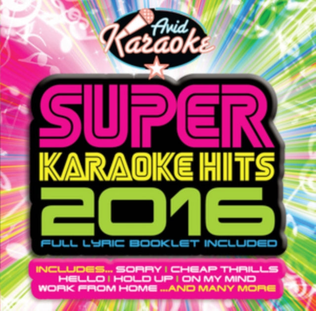 Various Artists - Super Karaoke Hits 2016 (CD)