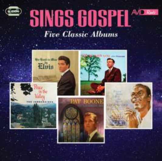 Elvis Presley / Jim Reeves / The Jordanaires / Pat Boone / Nat King Cole - Sings Gospel - Five Classic Albums (CD)