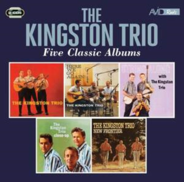 Kingston Trio - Five Classic Albums (The Kingston Trio / Here We Go Again / String Along / Close Up / New Frontier) (CD)